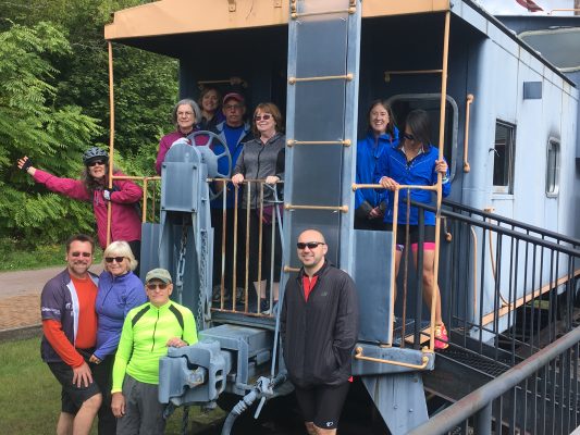 Cyclists bike touring on the Pennsylvania and Maryland Easy Rider Bike Tour with Wilderness Voyageurs