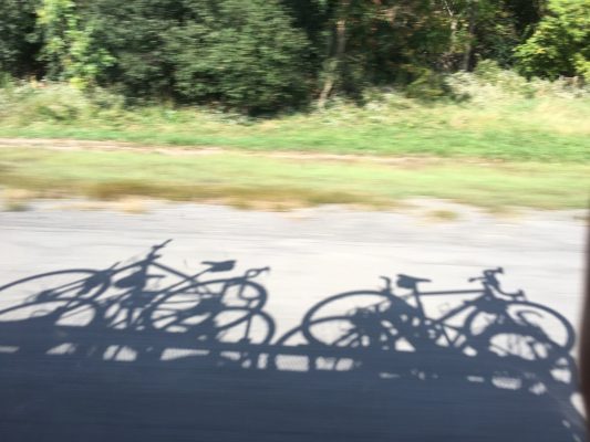 Guests enjoying a cycling tour of the Erie Canal with Wilderness Voyageurs Bike Tours