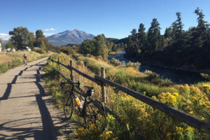 Rio Grande bike path summer day