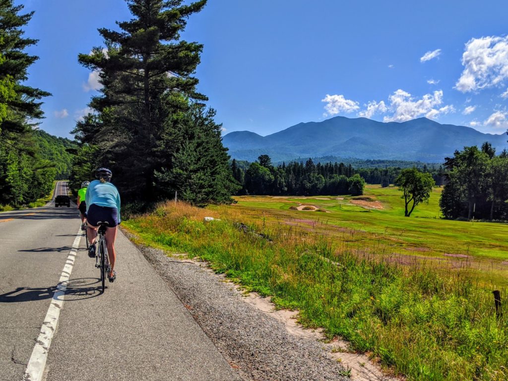 cycling in the mountains