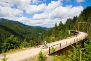 Rail trail Route of Hiawatha