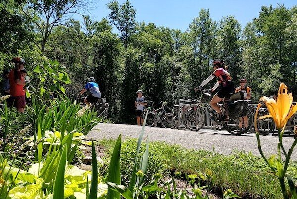 Riding on the Erie Canal