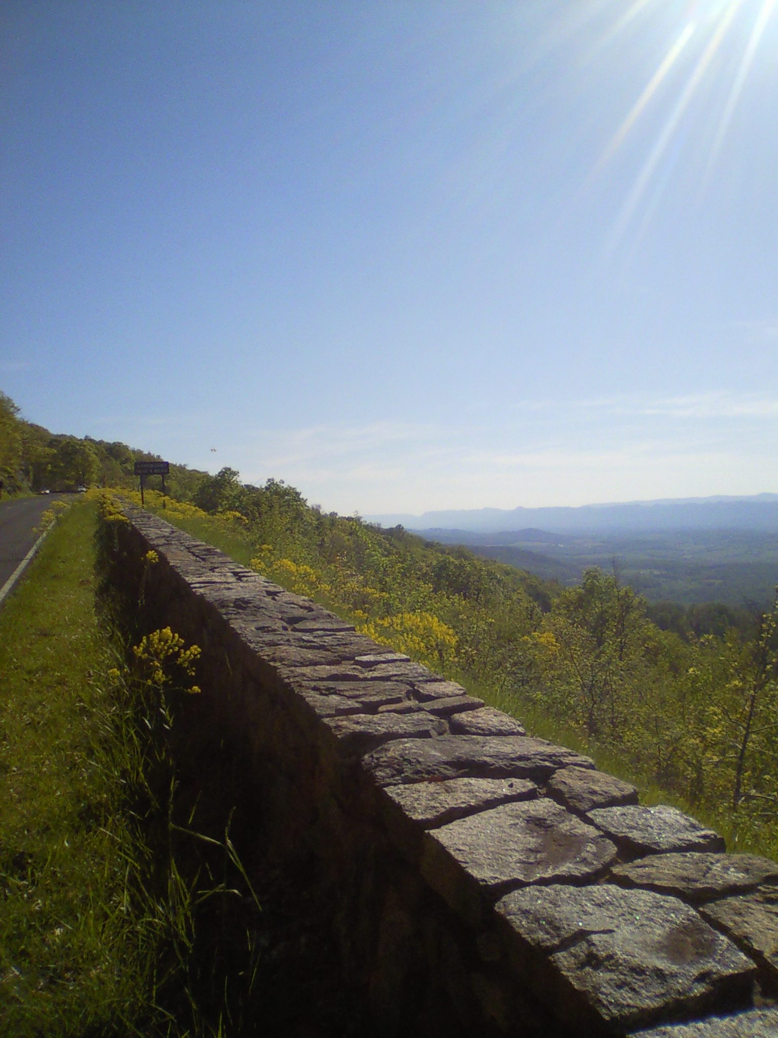 Biking Skyline Drive Views